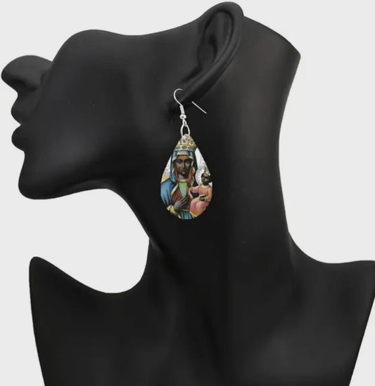 Ezili Dantor earrings; Erzulie Dantor earrings